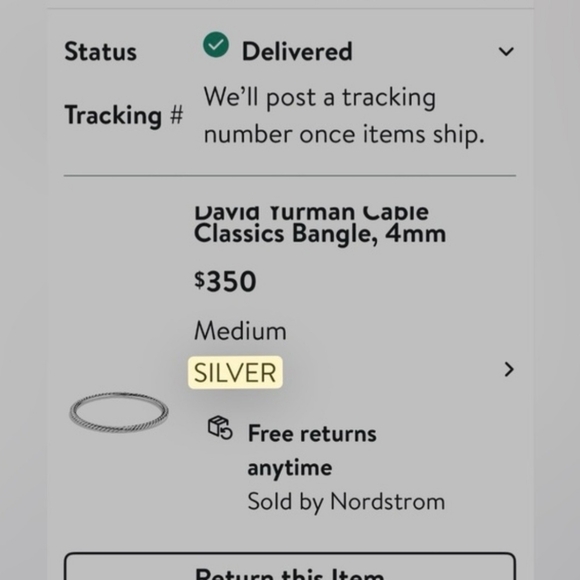 David Yurman Silver Cable Classic Bangles - Picture 7 of 8